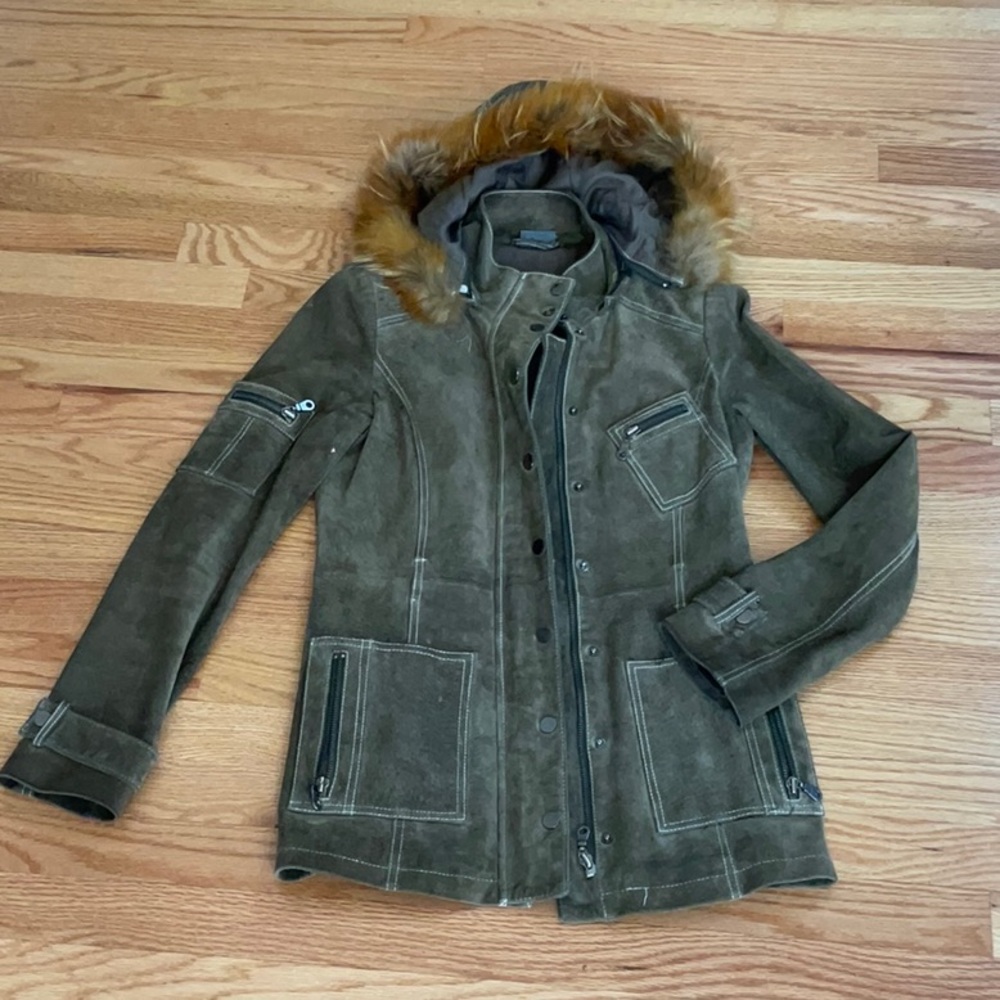 Et Boite suede jacket